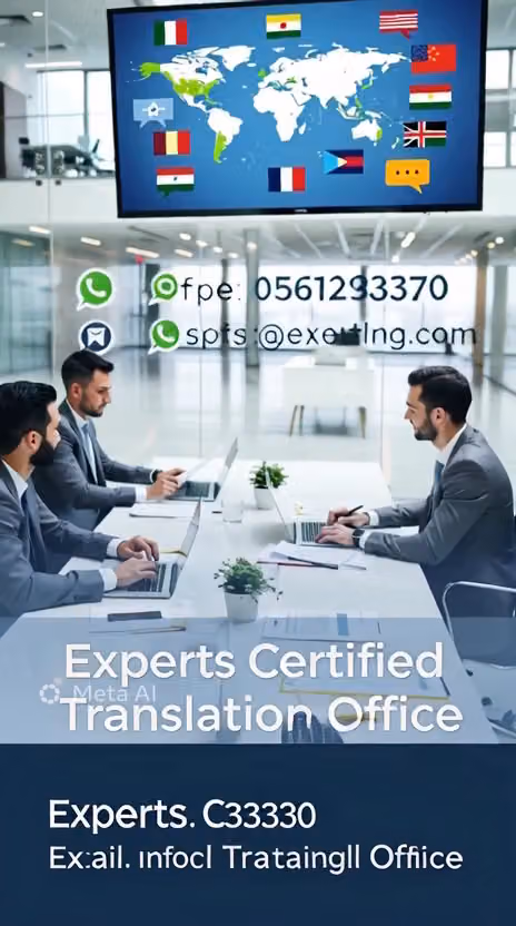 خبراء اللغة - مكتب ترجمة معتمدة - Experts Language Certified Translation