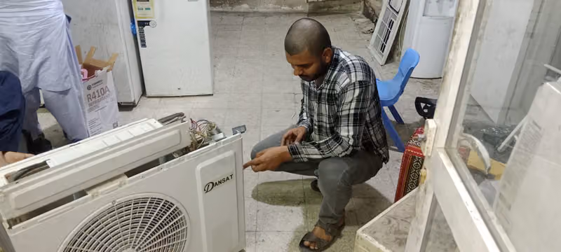 خدمة إصلاح الغسالات والمكيفات والثلاجات