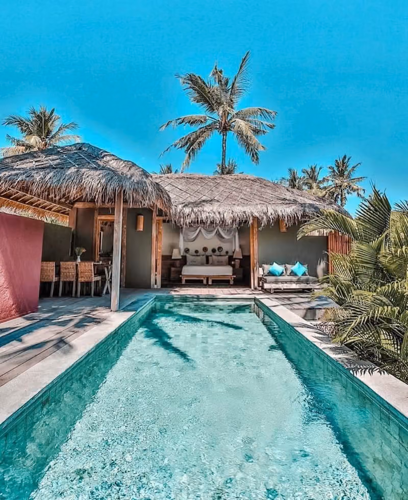 كوخ الخيزران bamboo hut