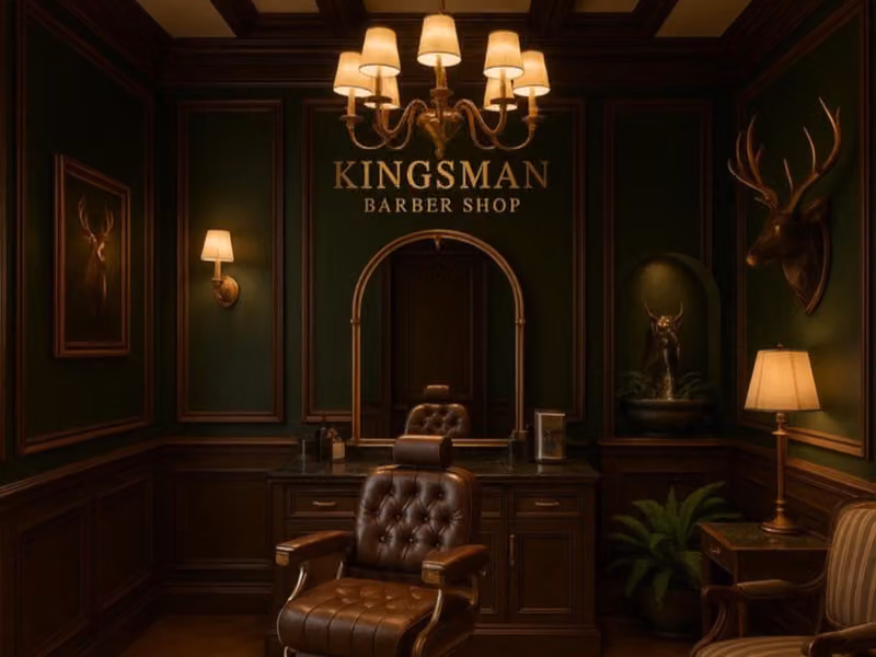 كينغزمان - حلاق ايطالي kingsman barber shop