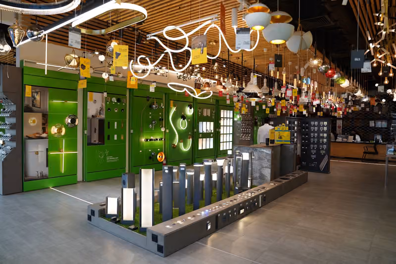 Lighting Stores | مخازن الاضاءة الملز‎