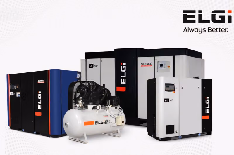 معدات صناعية و ضواغط هواء كمبروسرات ElGi Air Compressors Supplier, Riyadh