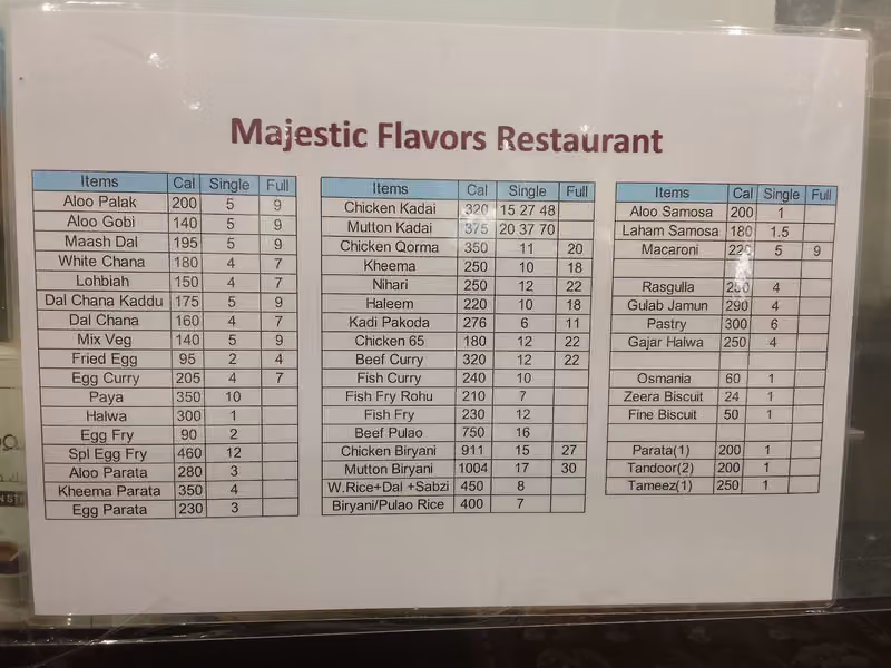 Majestic Flavors Restaurant مطعم ماجيستيك فليفرز