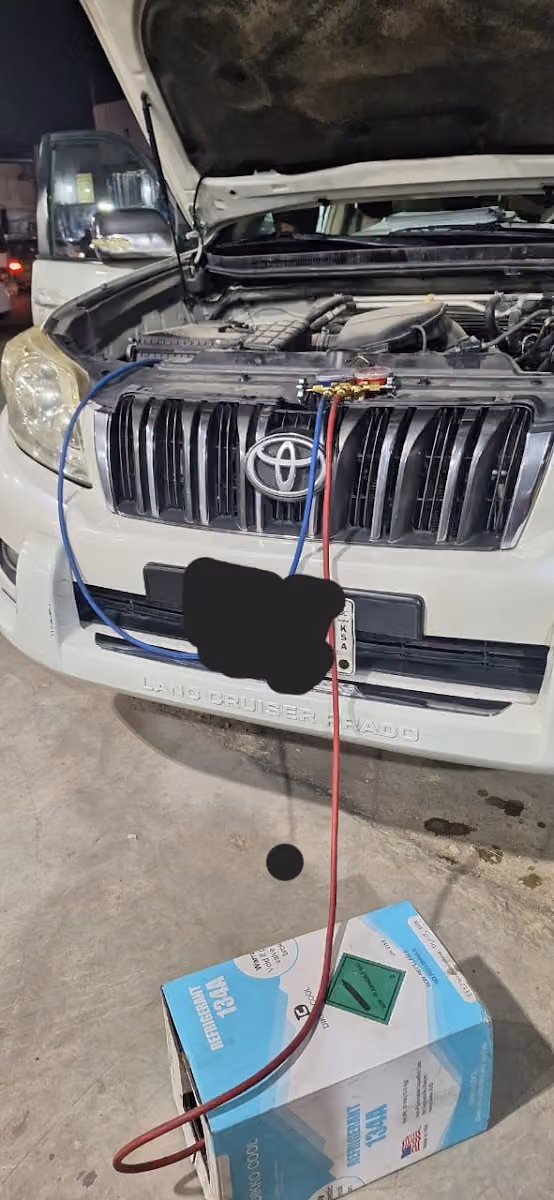 Majid Car Air Conditioning. معلم هندي تكيف وتبريد السيارات وتوليف جميع السيارات