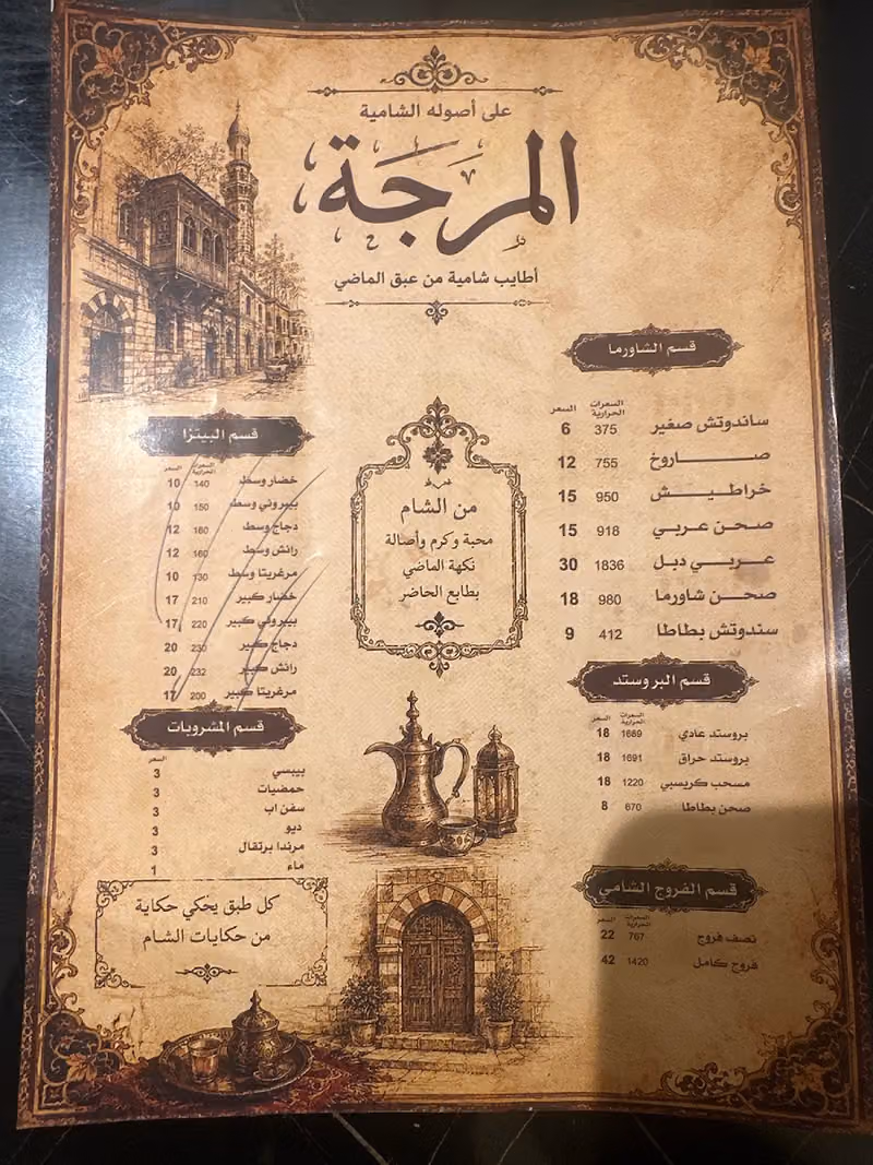 مأكولات المرجة