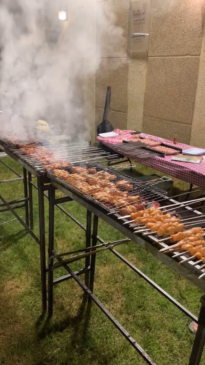معلم مشويات شوي شواء خارجي