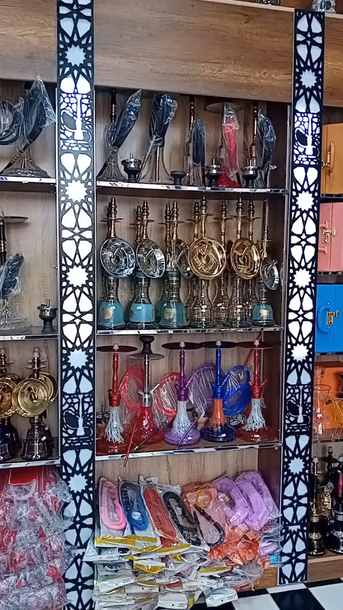 معسلات وشيش ليالي مراكش لجميع انواع السحبات والفيب الاكتروني حي الملقا توصيل مدار 24ساعه