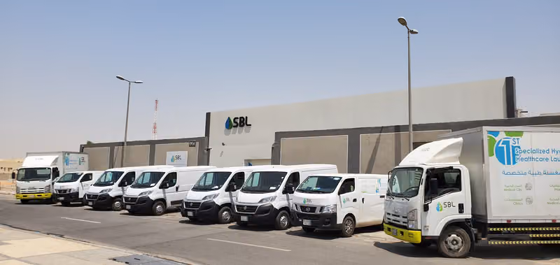 مغاسل الثلج الناصع SBL Healthcare Laundry