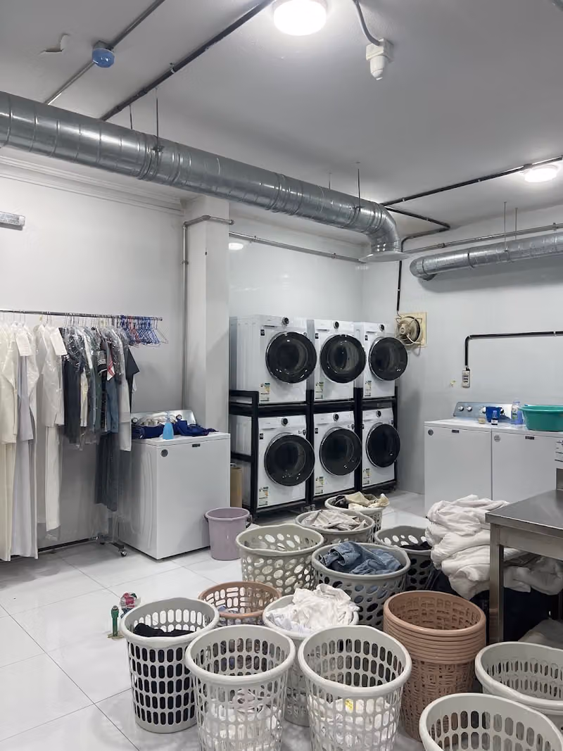 مغسلة تنظيف اضافي Extra cleaning Laundry