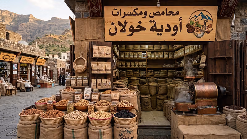 محامص ومكسرات اوديه خولان
