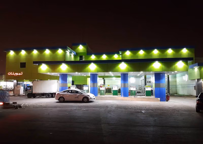 Petrol station