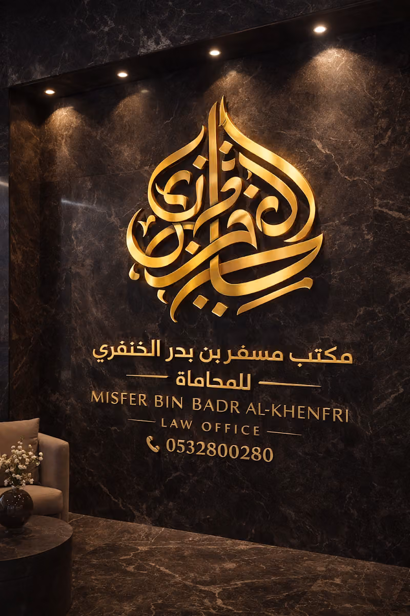 مكتب المحامي مسفر بن بدر الخنفري