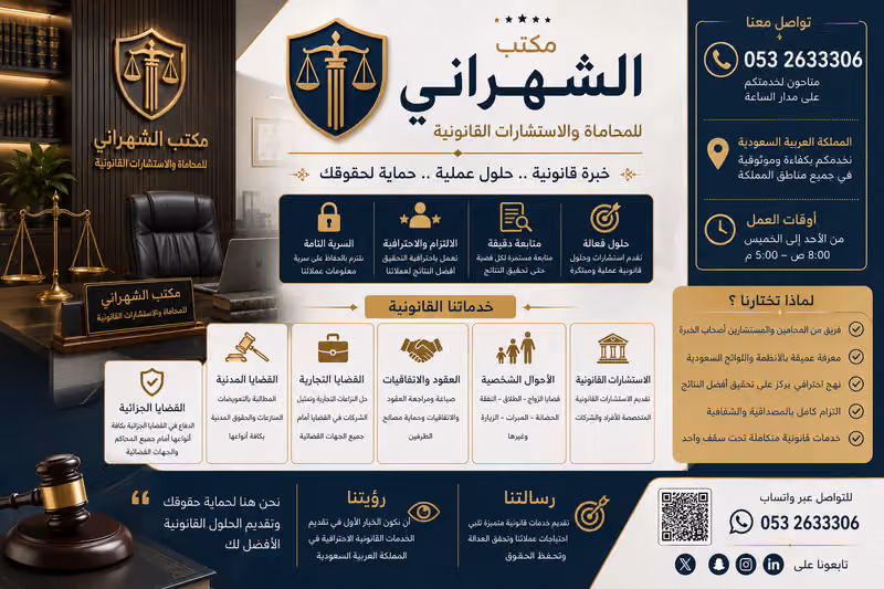 مكتب الشهراني للمحاماة