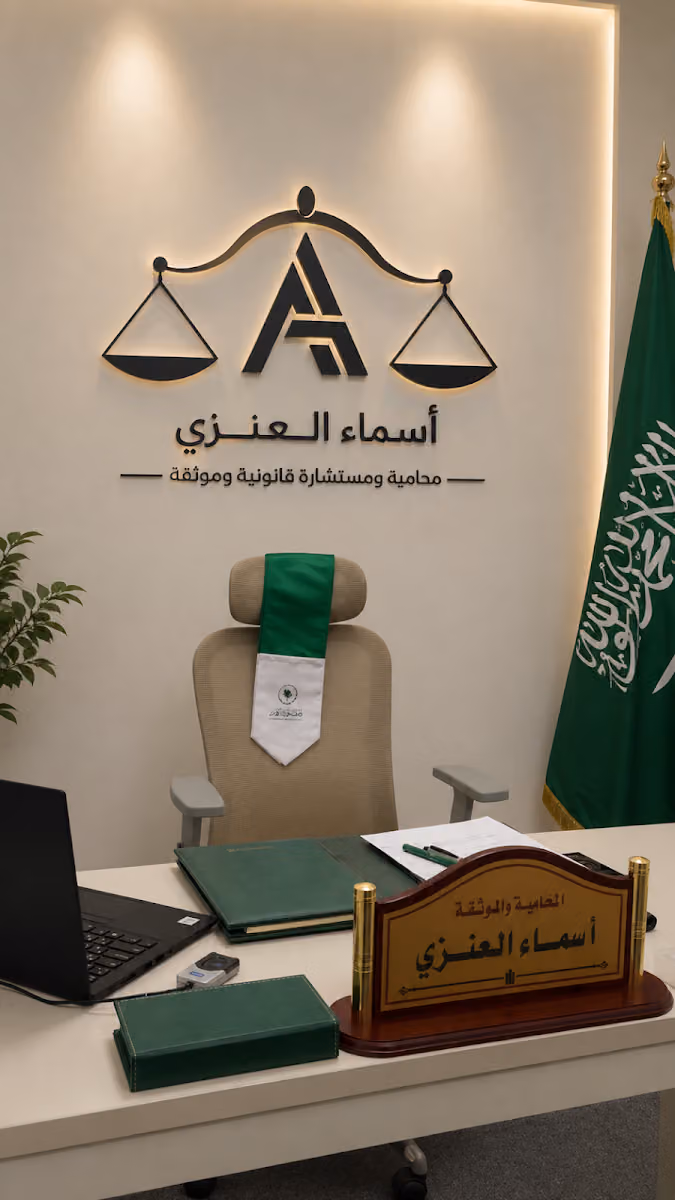 مكتب اسماء العنزي للمحاماة والاستشارات والتوثيق