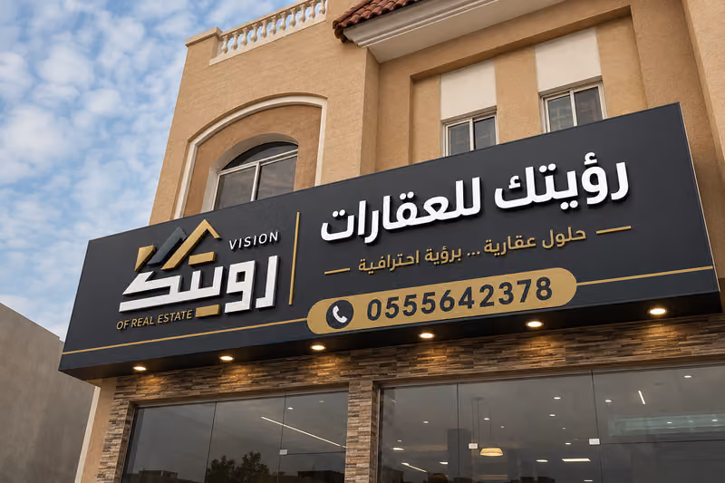 مكتب رؤيتك للعقارات فرع النرجس