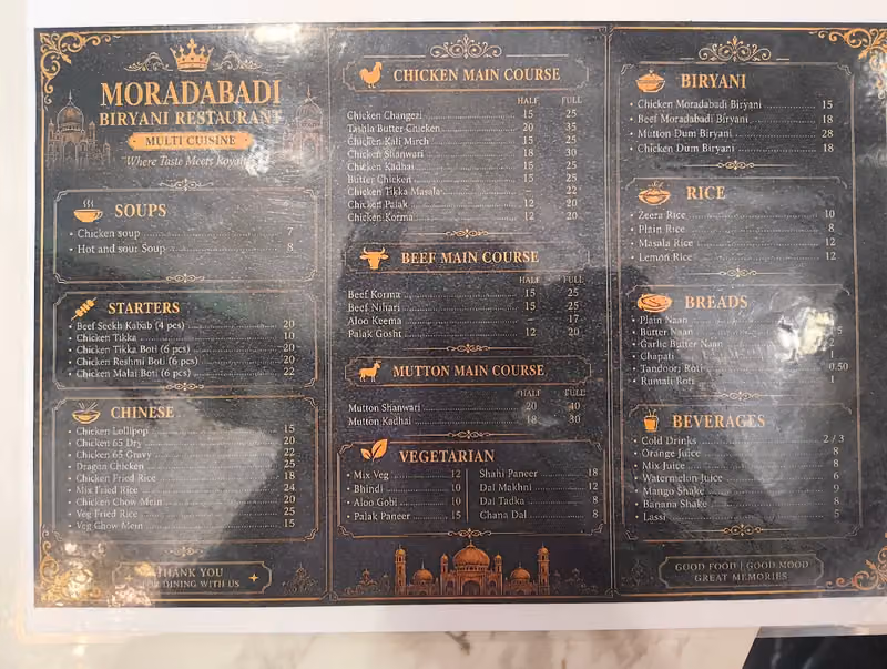 Moradabadi Briyani Restaurant