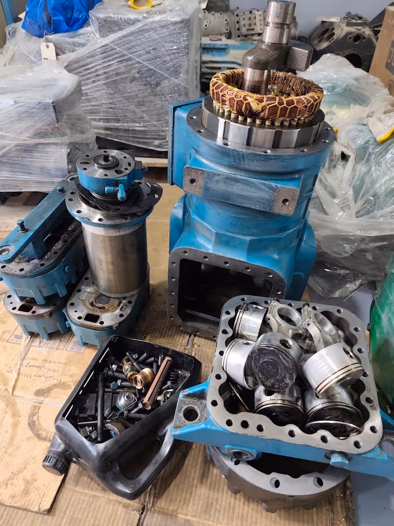 Motor rewinding workshop
