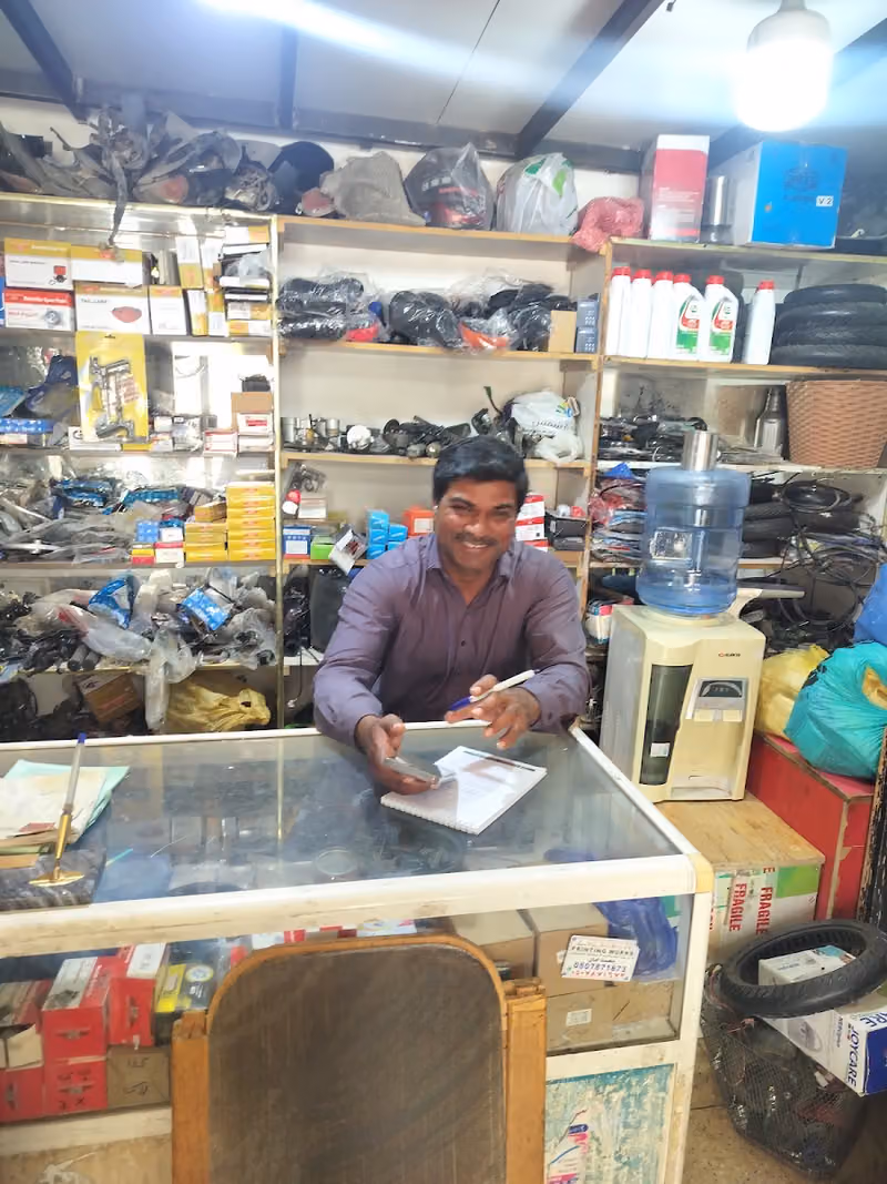 Motorcycle repairing shop