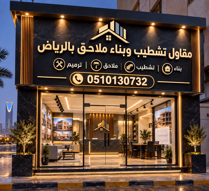 مقاول تشطيب وبناء ملاحق بالرياض