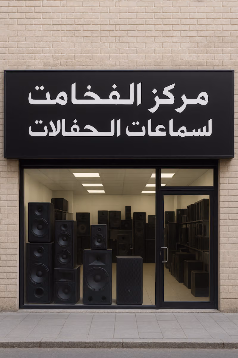 مركز الفخامة لسماعات الحفلات