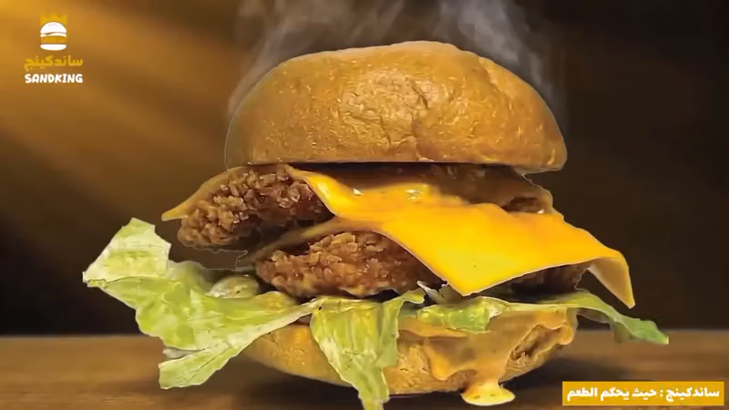 مشطور طازج sandking برجر وفيليه وكرسبي