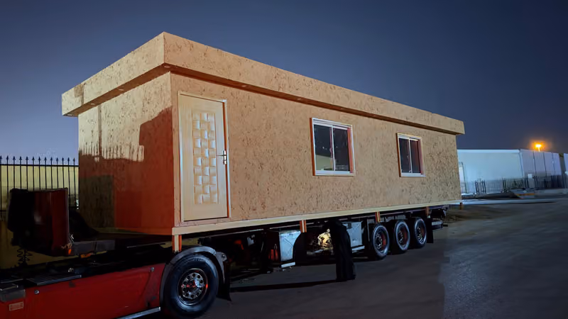 مصنع شركة ارم السعودية للبيوت والغرف الجاهزة Saudi Eram Company For Caravans and Portable Cabins