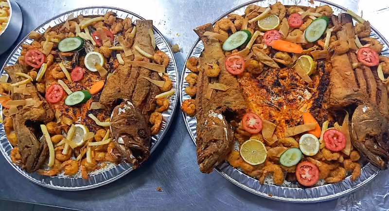 مطاعم بحرية الروضة Bahrya