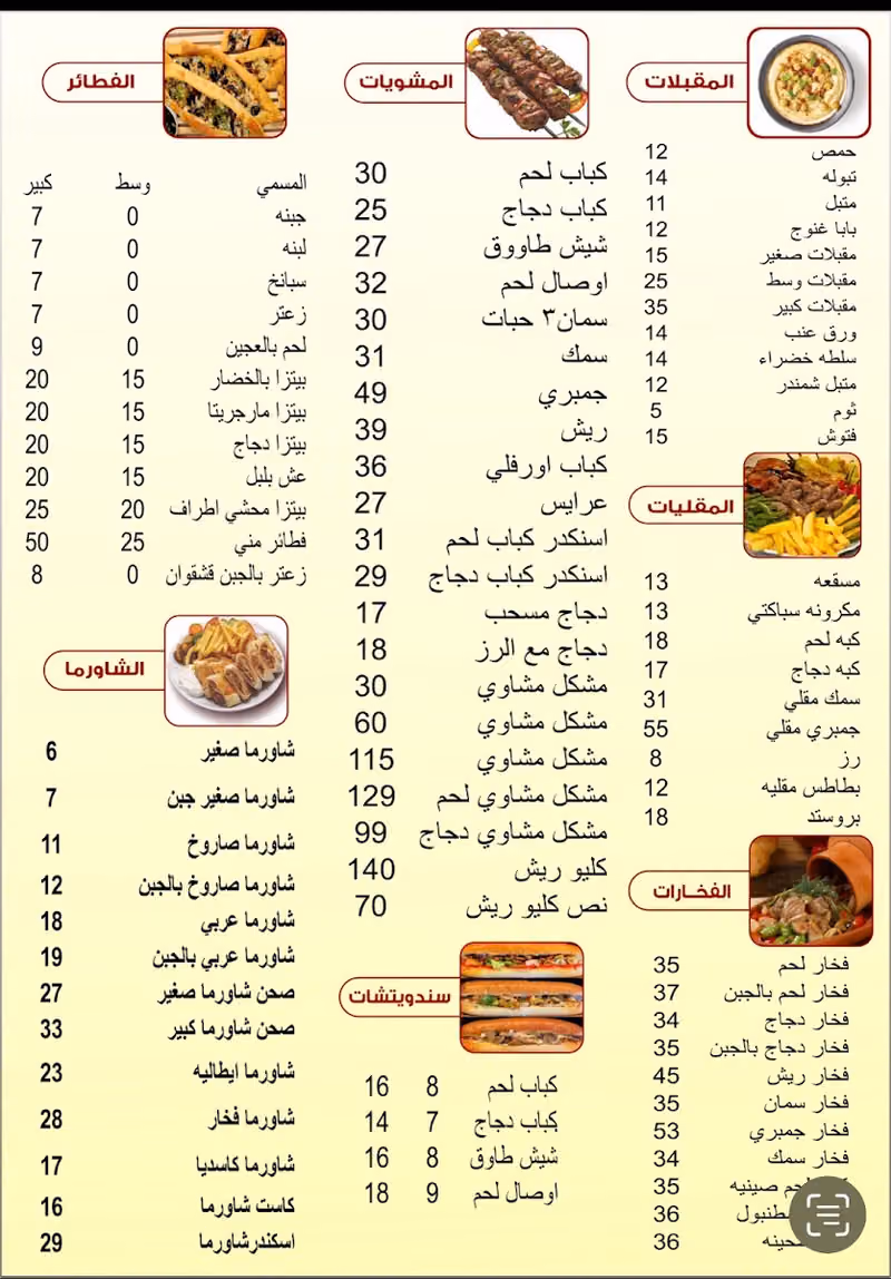 مطعم الفخار التركي ظهره لبن