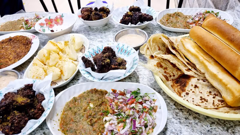 مطعم أرض الحضاره للأكلات الشعبيه