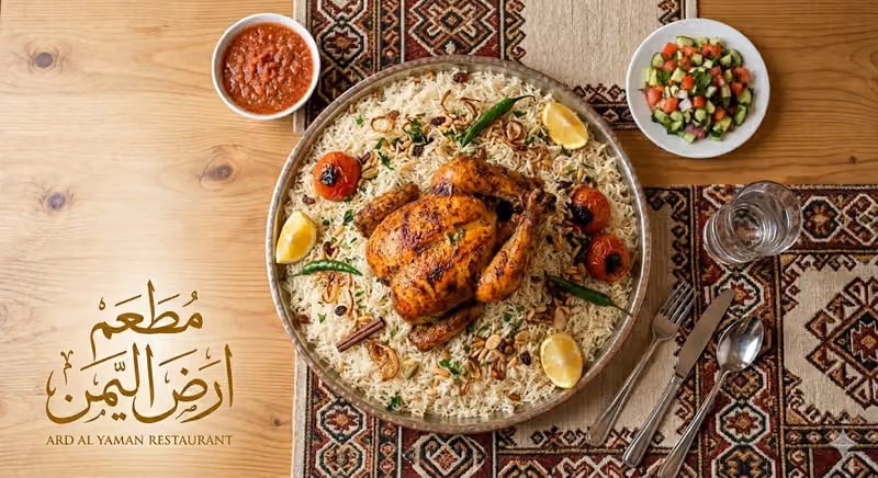 مطعم ارض اليمن للأكلات الشعبية
