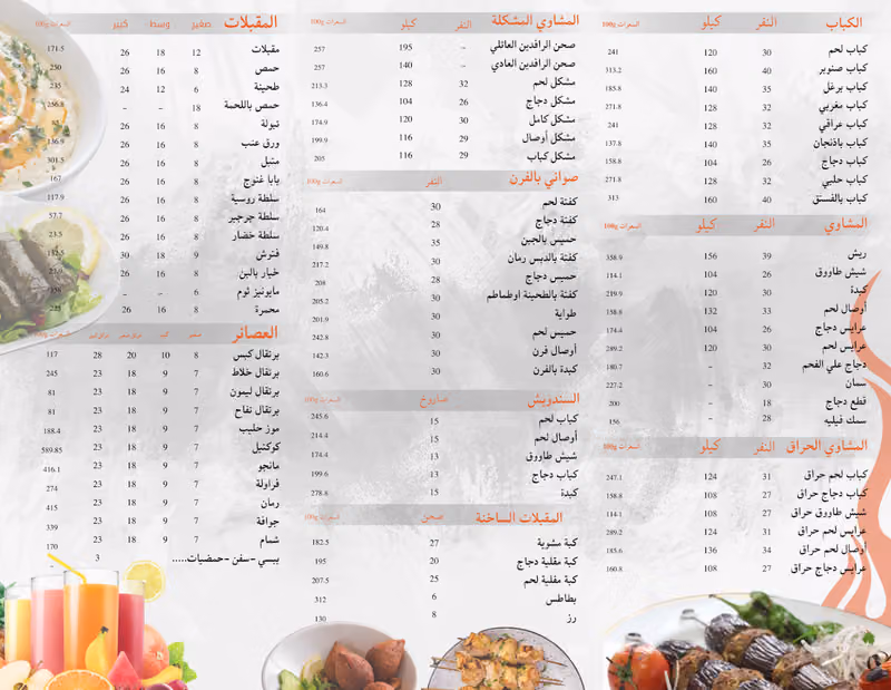 مطعم أطلال الرافدين للمشويات أفراد وعوائل الفرع الرئيسي