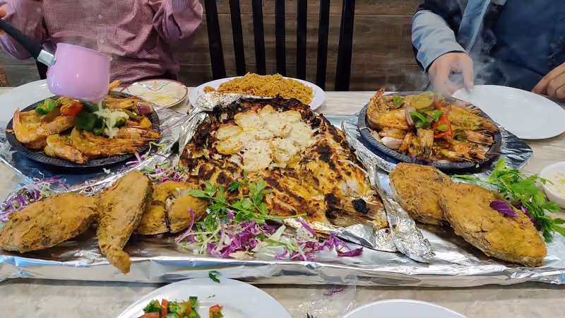 مطعم شاطئ الصياد للمأكولات البحرية
