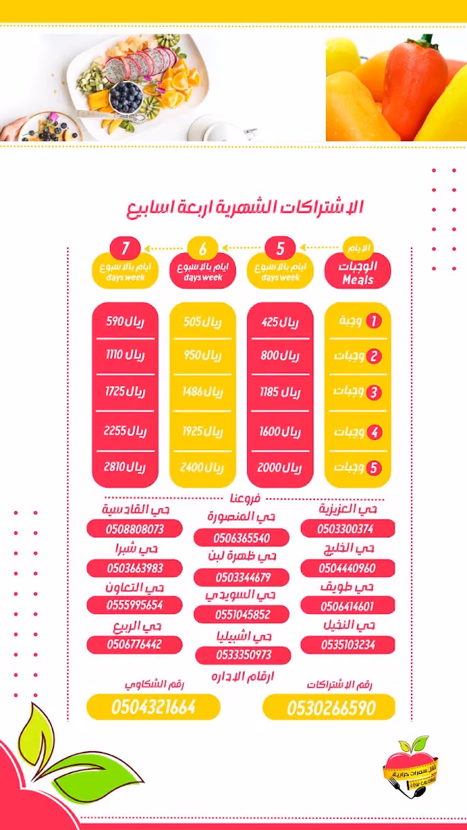 مطعم صحي اقل سعرات حراريه LW CALORIE