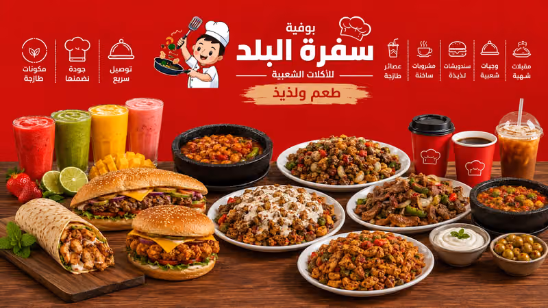 مطعم وبوفية سفرة البلد - Sufrat Al-Balad Restaurant & Buffet