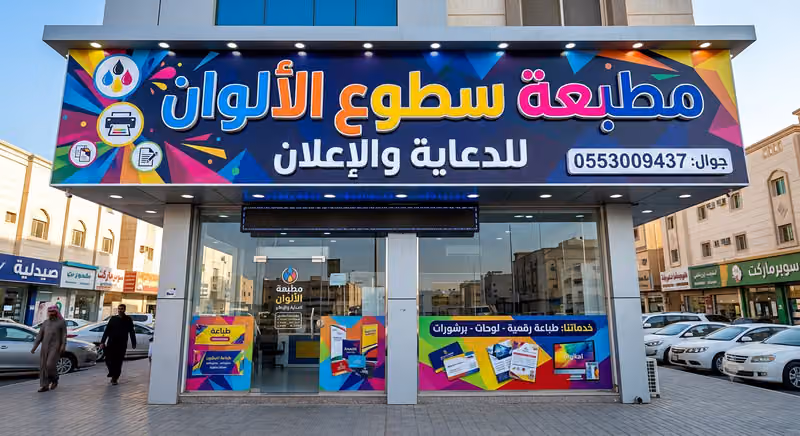 مطبعة سطوع الالوان