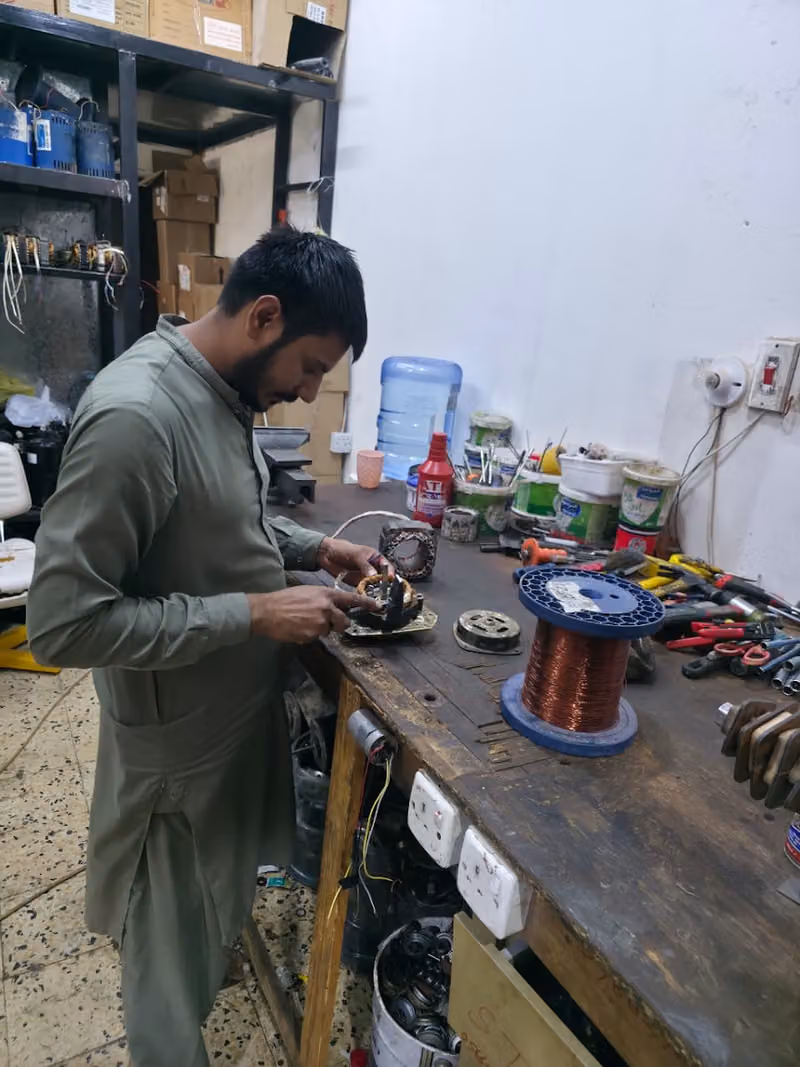 مؤسسة المدينة كول للتكيف والتبريد لف دينمو