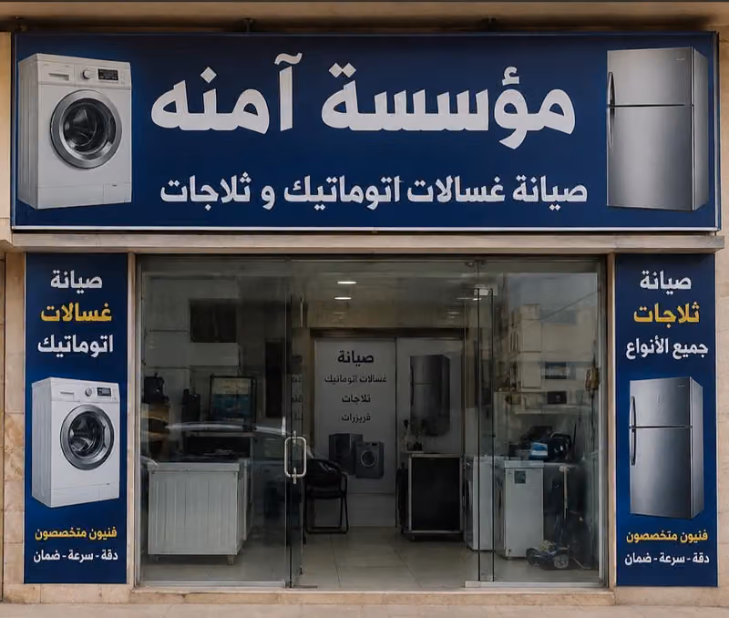 موسسة آمنه صيانة غسالات اتوماتيك و ثلاجات
