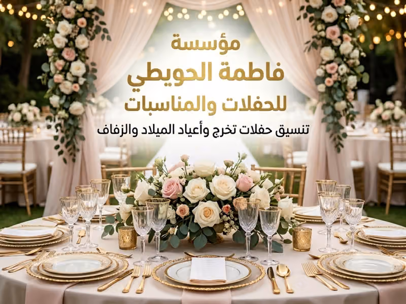 مؤسسة فاطمة الحويطي للحفلات والمناسبات فرع ( حي الملك فيصل )