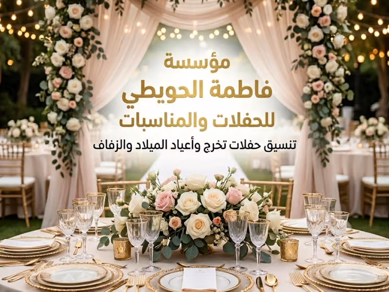 مؤسسة فاطمه الحويطي للحفلات والمناسبات فرع ( شارع عبدالرحمن الغافقي)