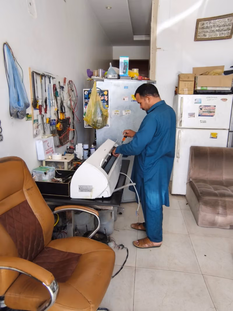 مؤسسة هلاله محمد الأمطل العنزي الاصلاح الآلات والمكائن للتبريد والتكييف