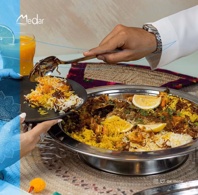 ميدار للأكلات البحرية الخليجية