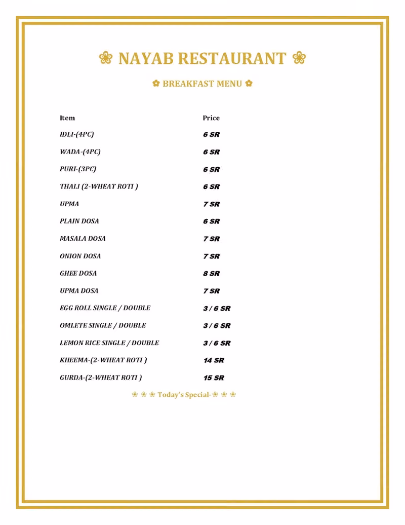 Nayab Restaurant