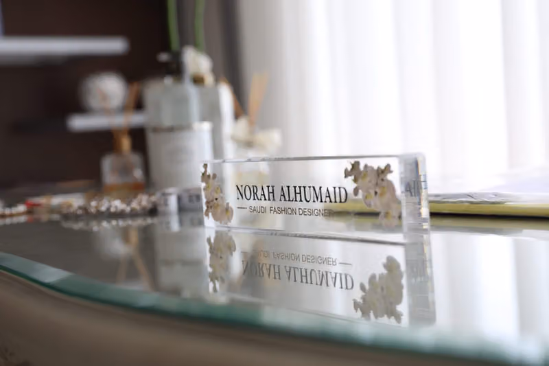Norah Alhumaid Fashion designer-المصممة نورة الحميد