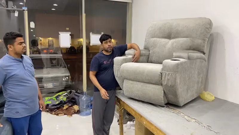 نور داري للاعمال التالية تنجيد كنب مجالس ستائر ديكور Upholstery Curtain