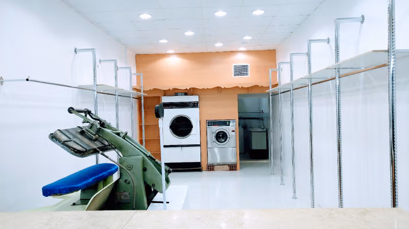 O2 oxygen LAUNDRY مغسلة