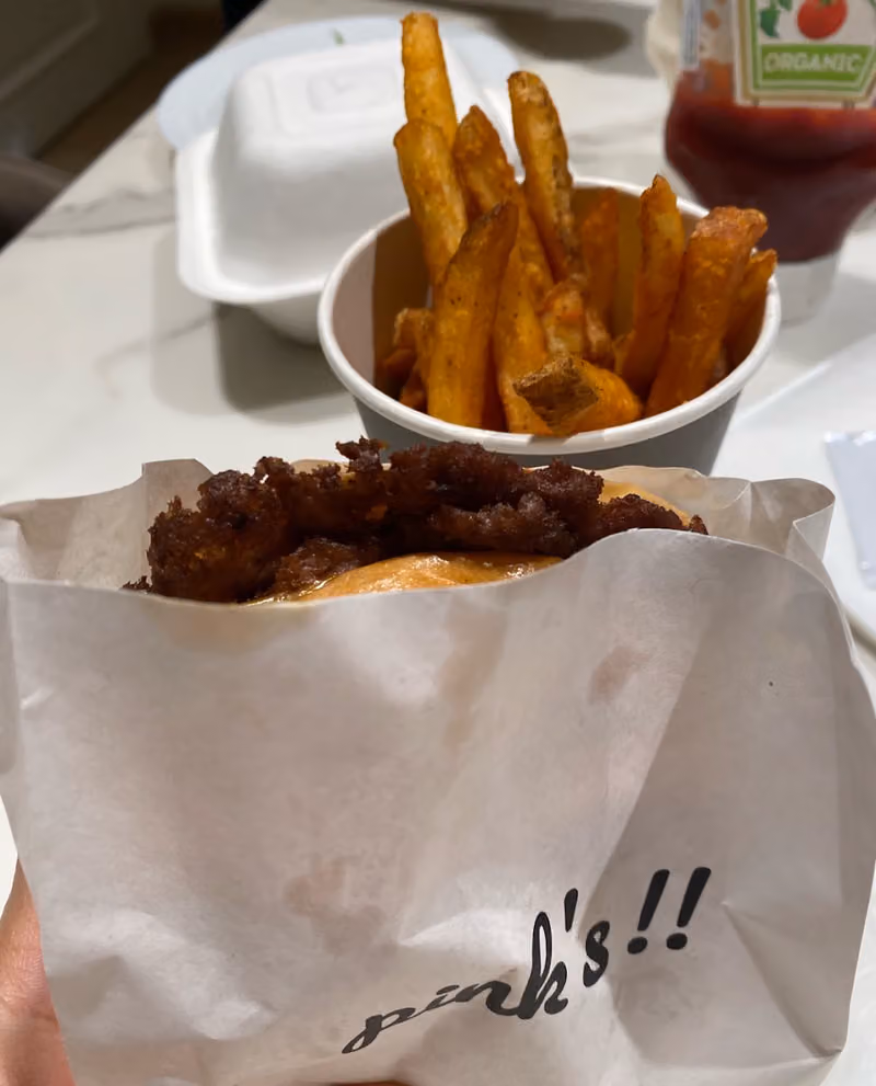 Pink’s burger