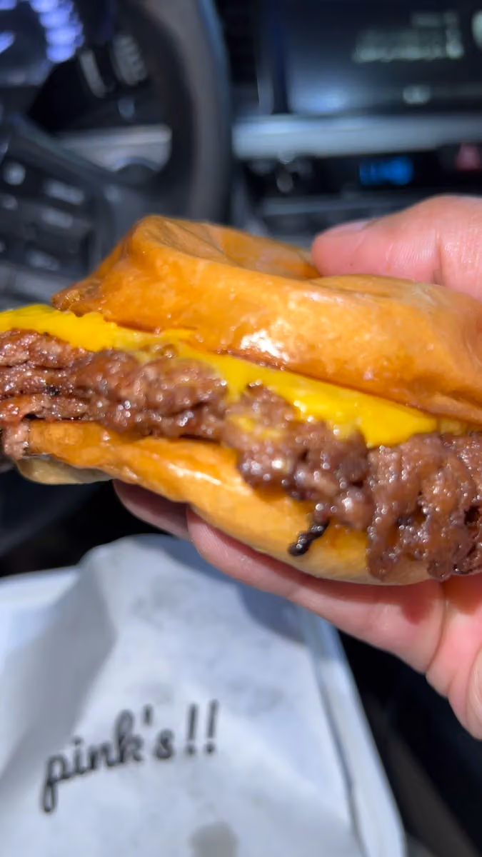 Pink’s burger