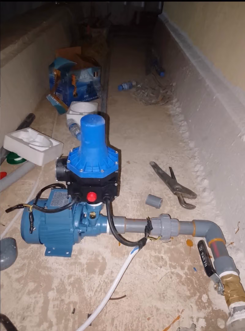 Plumber and electrician