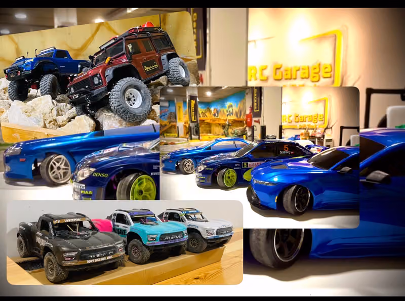 RC GARAGE DRIFT TRACK & CRAWLER COURSE