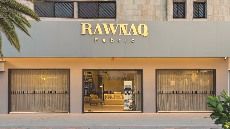 رونق الأقمشة RAWNAQ fabric